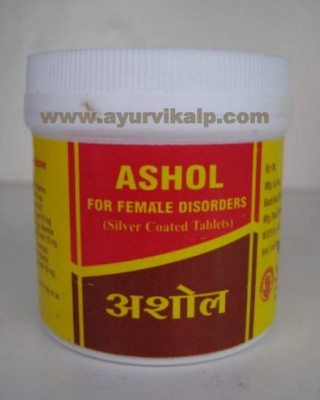 Vyas ASHOL (Silver Coated Tablets), 50 Tablets, For Female Disorders